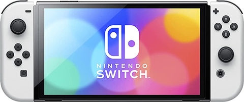 Switch Console, 64GB OLED + White Joy-Con, Discounted